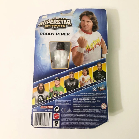 2014 WWE Roddy Piper Superstar  Entrances Entrants Mattel Figure Damaged Box - Picture 8 of 16